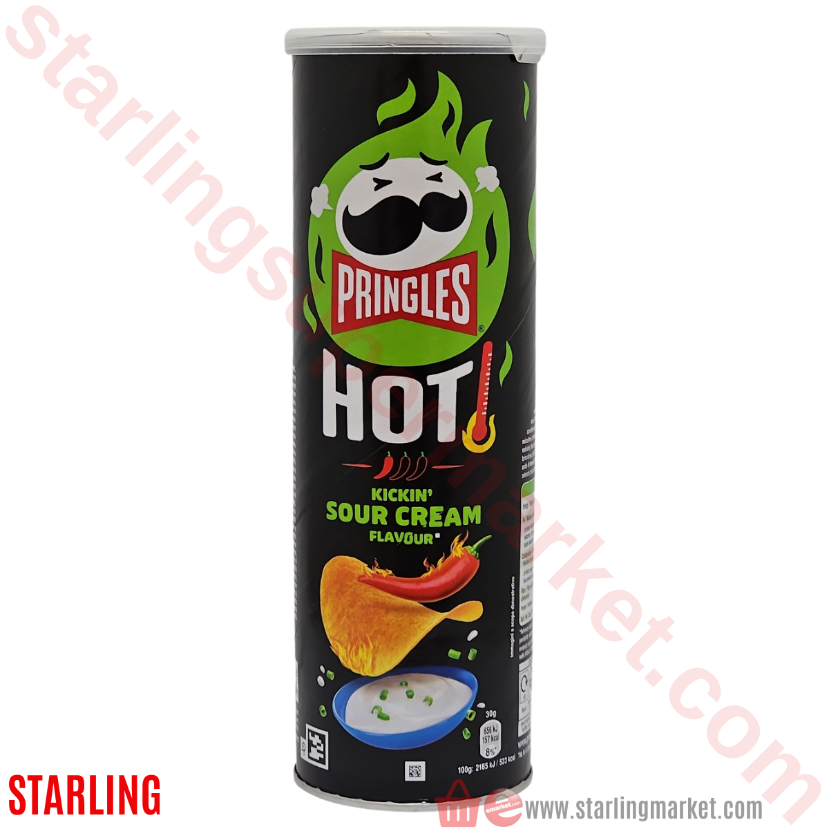 PRINGLES HOT KICKIN SOUR CREAM 160 G