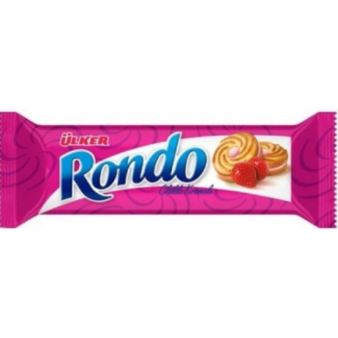 ULKER RONDO BISKUVI KREMALI SANDUVIC CILEKLI 61 G