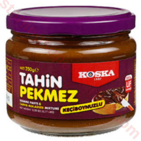 KOSKA TAHIN-PEKMEZ KECI BOYNUZLU CAM KAVANOZ 350 G