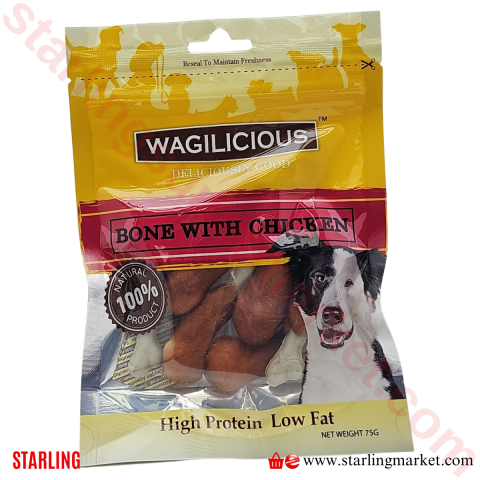 WAGILICIOUS KOPEK ODUL MAMASI BONE WITH CHICE 75 G