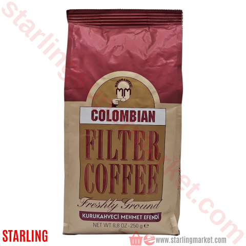 MEHMET EFENDI KAHVE FILTRE KOLOMBIYA OGUTUL 250 G