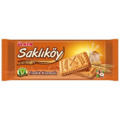 ULKER SAKLIKOY FINDIK KREMALI BISKUVI 100 G