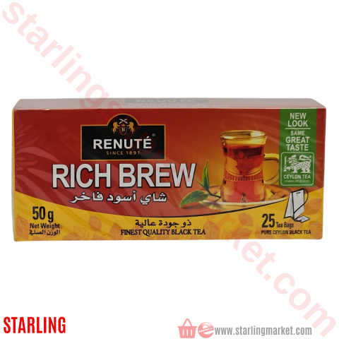 RENUTE CAY SIYAH 25 LI