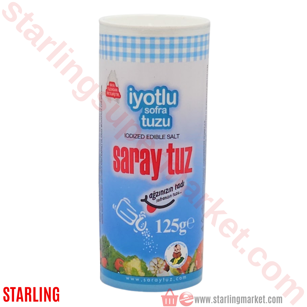 SARAY TUZ IYOTLU TUZLUKLU 125 G