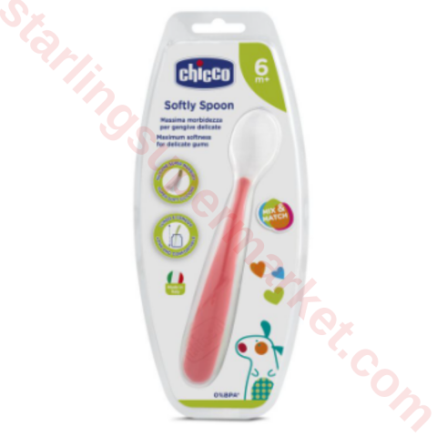 CHICCO KASIK YUMUSAK SILIKON 6M+ RED UP