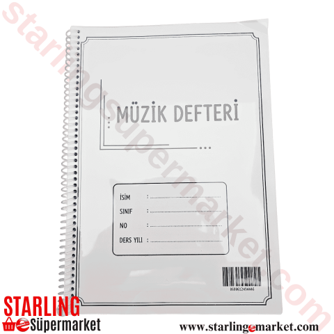 GUNES MUZIK DEFTERI A4