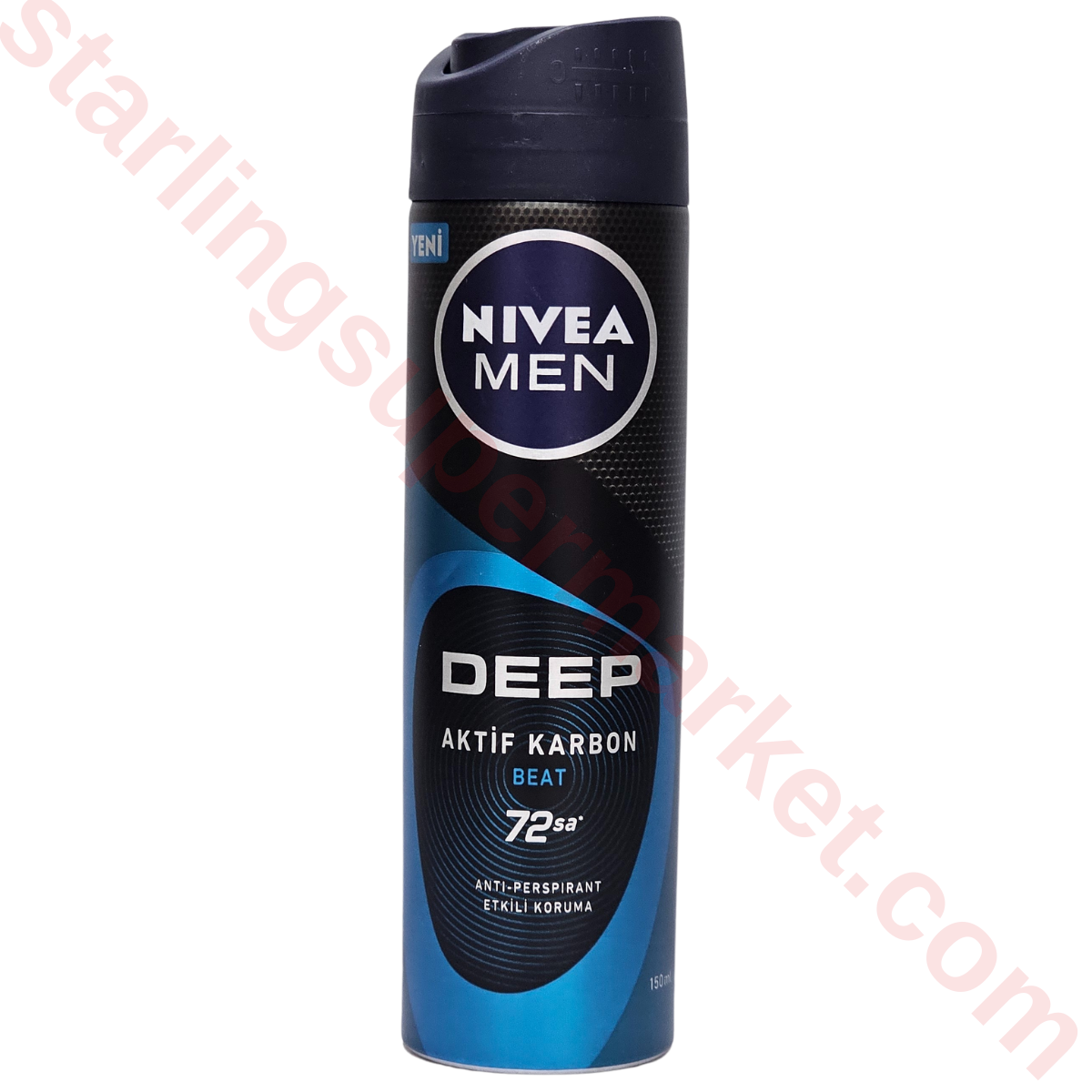 NIVEA DEO SPREY ERKEK DEEP BEAT AKTIF KARBO 150 ML