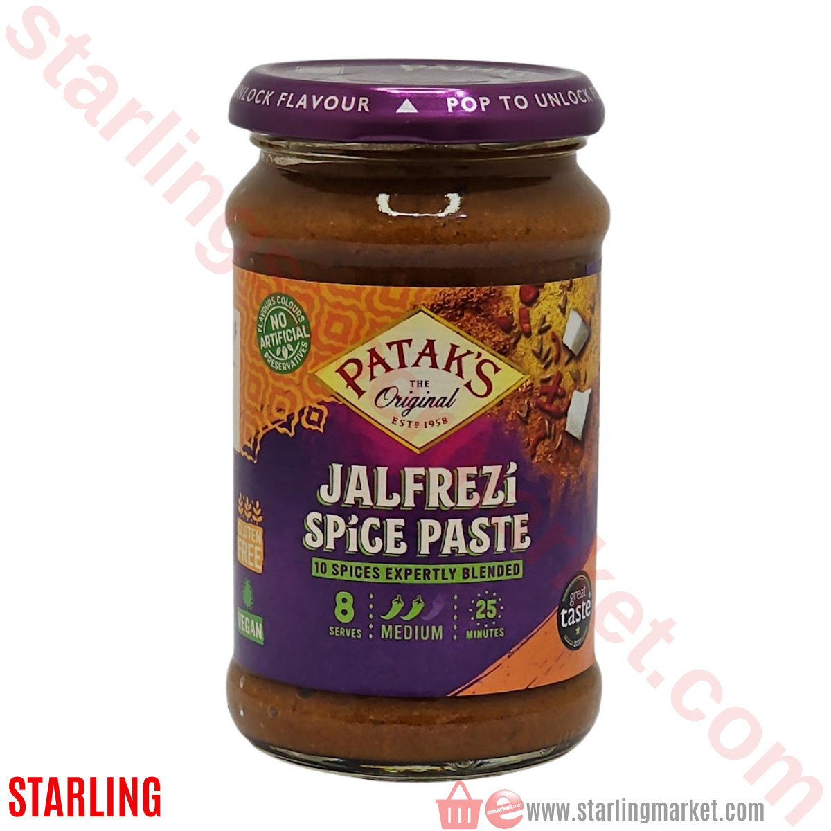 PATAKS JALFREZI SPICE PASTE 283 G