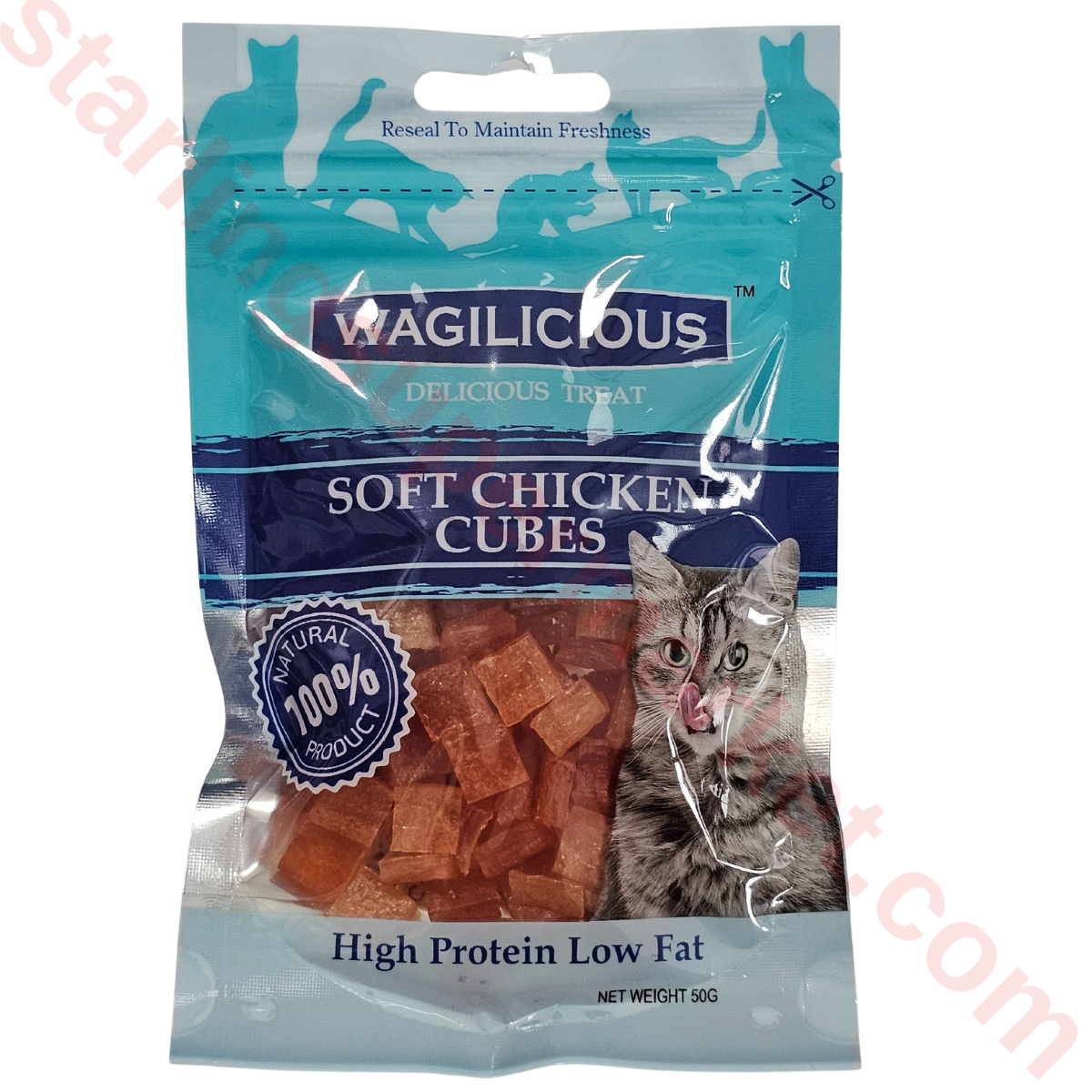WAGILICIOUS KEDI ODUL MAMASI SOFT CHIC. GRAIN 50 G