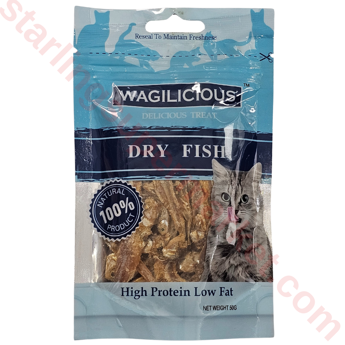 WAGILICIOUS KEDI ODUL MAMASI DRY FISH 50 G