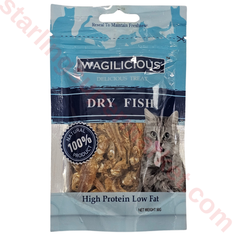 WAGILICIOUS KEDI ODUL MAMASI DRY FISH 50 G