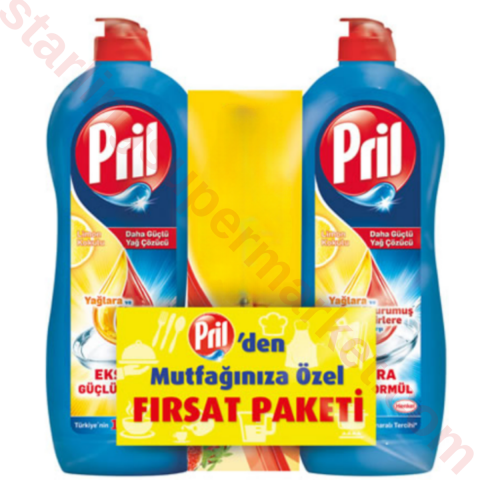 PRIL BULASIK DETERJANI 675 G 2 LI