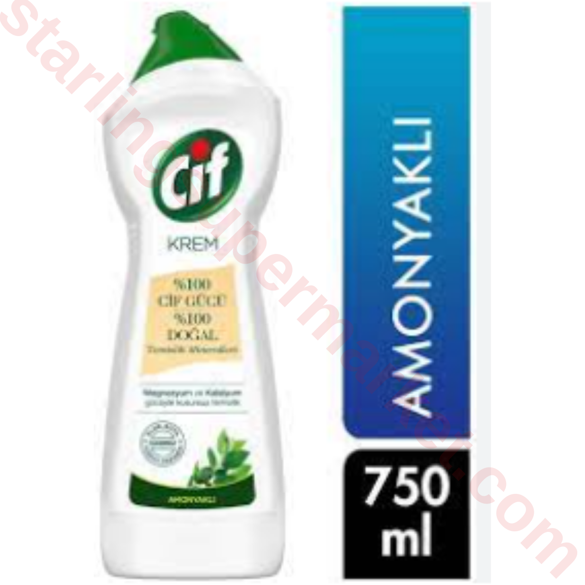 CIF KREM TEMIZLEME AMONYAKLI 750 ML