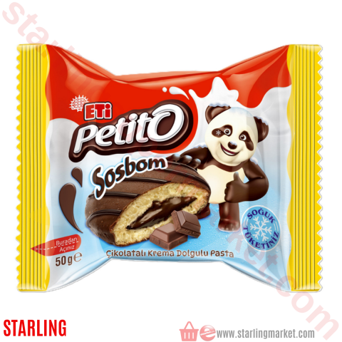 ETI PETITO SOSBOM CIKOLATALI 50 G