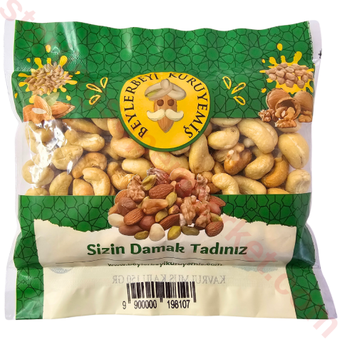 BEYLERBEYI KURUYEMIS KAJU KAVRULMUS 150 G