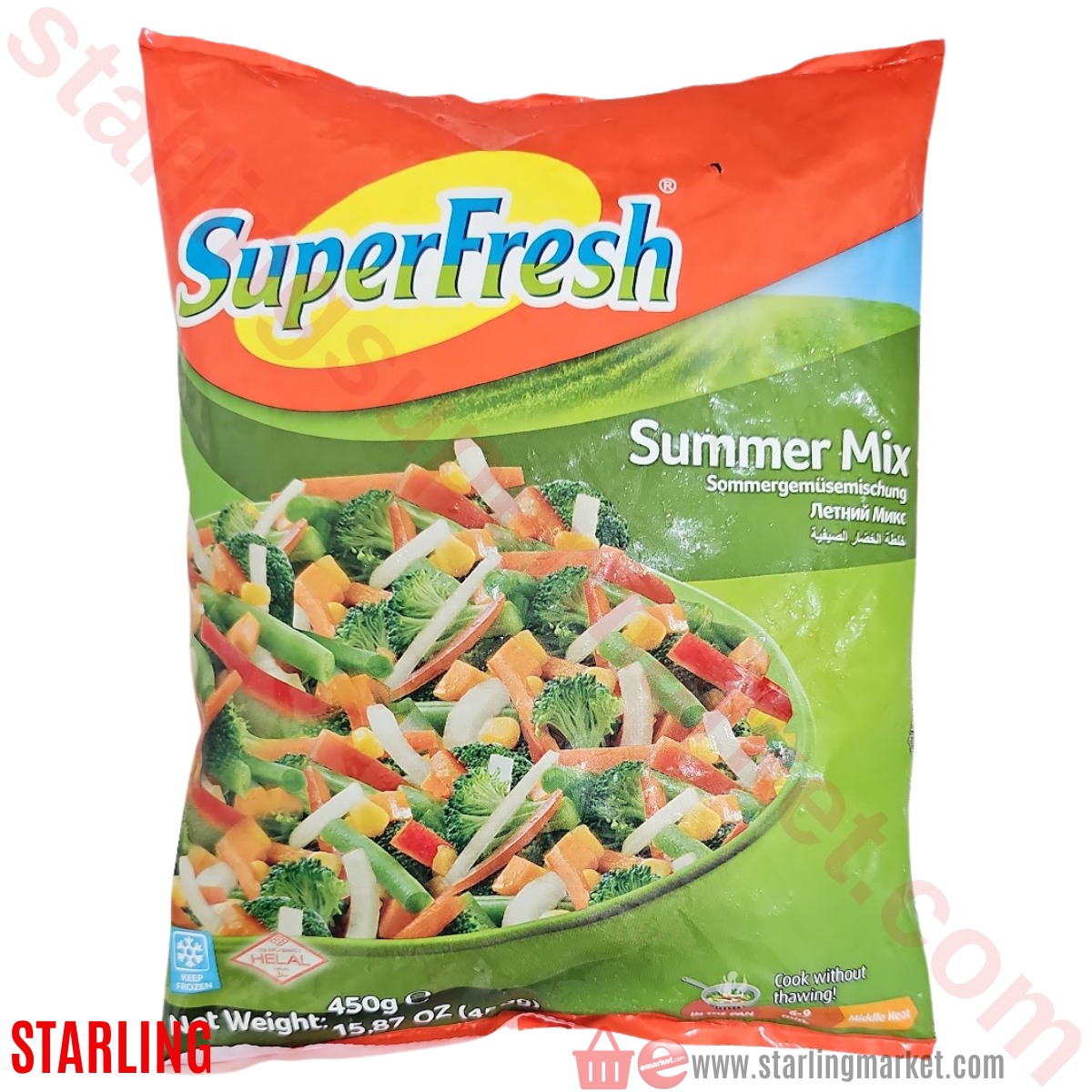 SUPERFRESH YAZ SEBZELERI 450 G