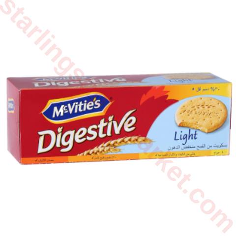 MCVITIES BISKUVI DIGESTIVE LIGHT 500 G