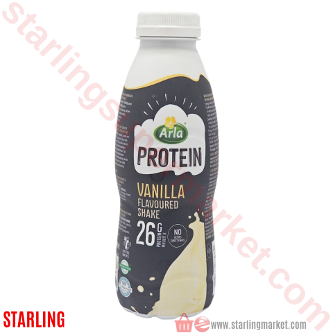 ARLA PROTEIN DRINK VANILLA LESS SUGAR 470 ML