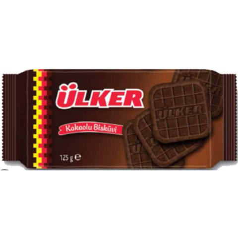ULKER BISKUVI KAKAOLU 125 G