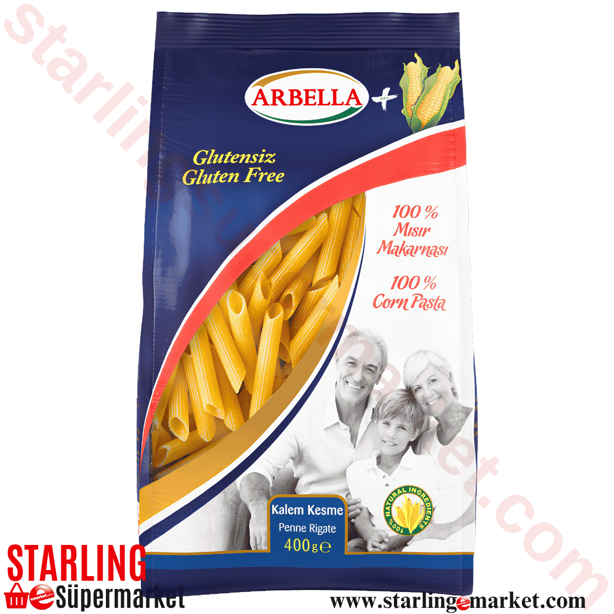 ARBELLA MAKARNA GLUTENSIZ SPAGHETTI MISIR 400 G