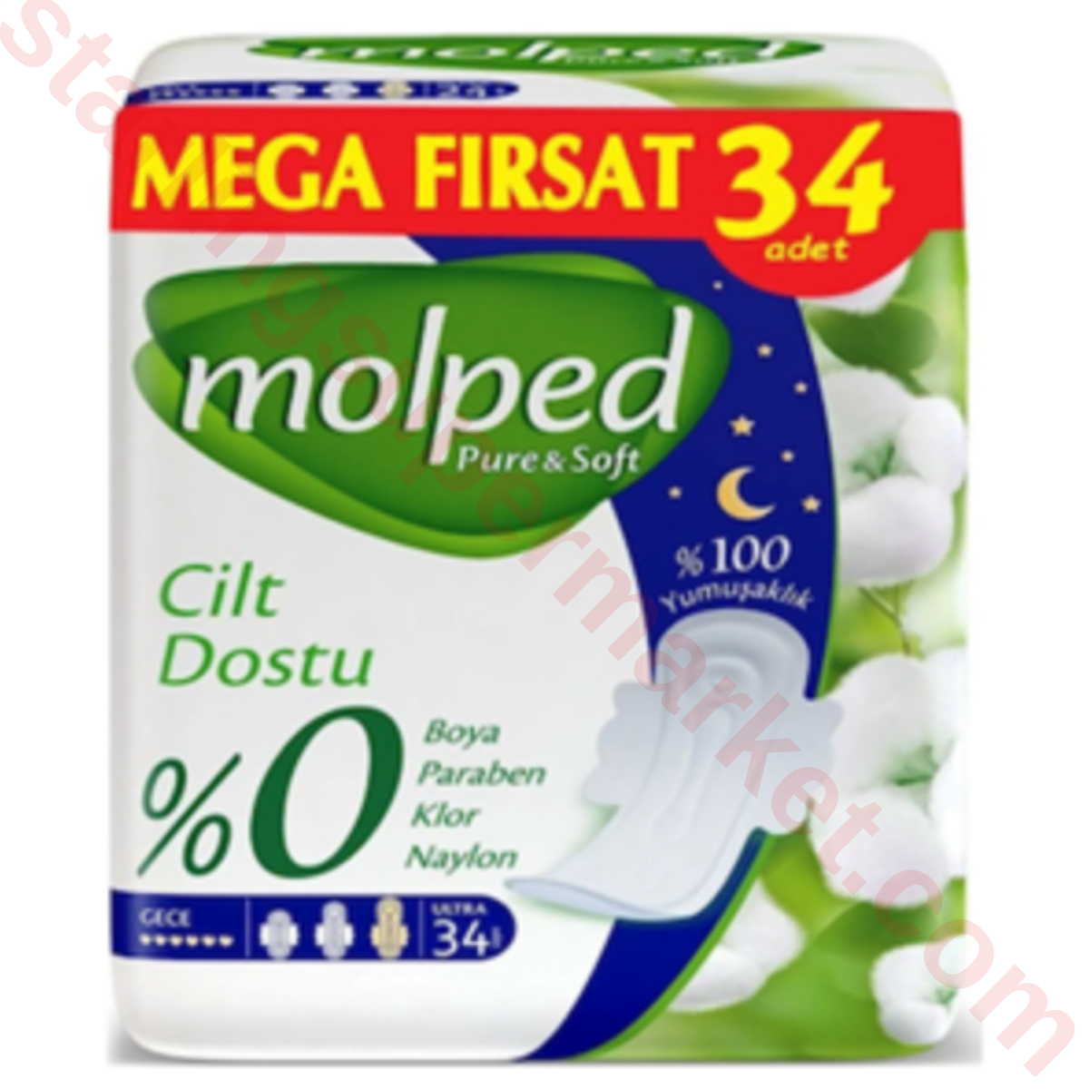 MOLPED PURE&SOFT GECE MEGA FIRSAT 30 LU