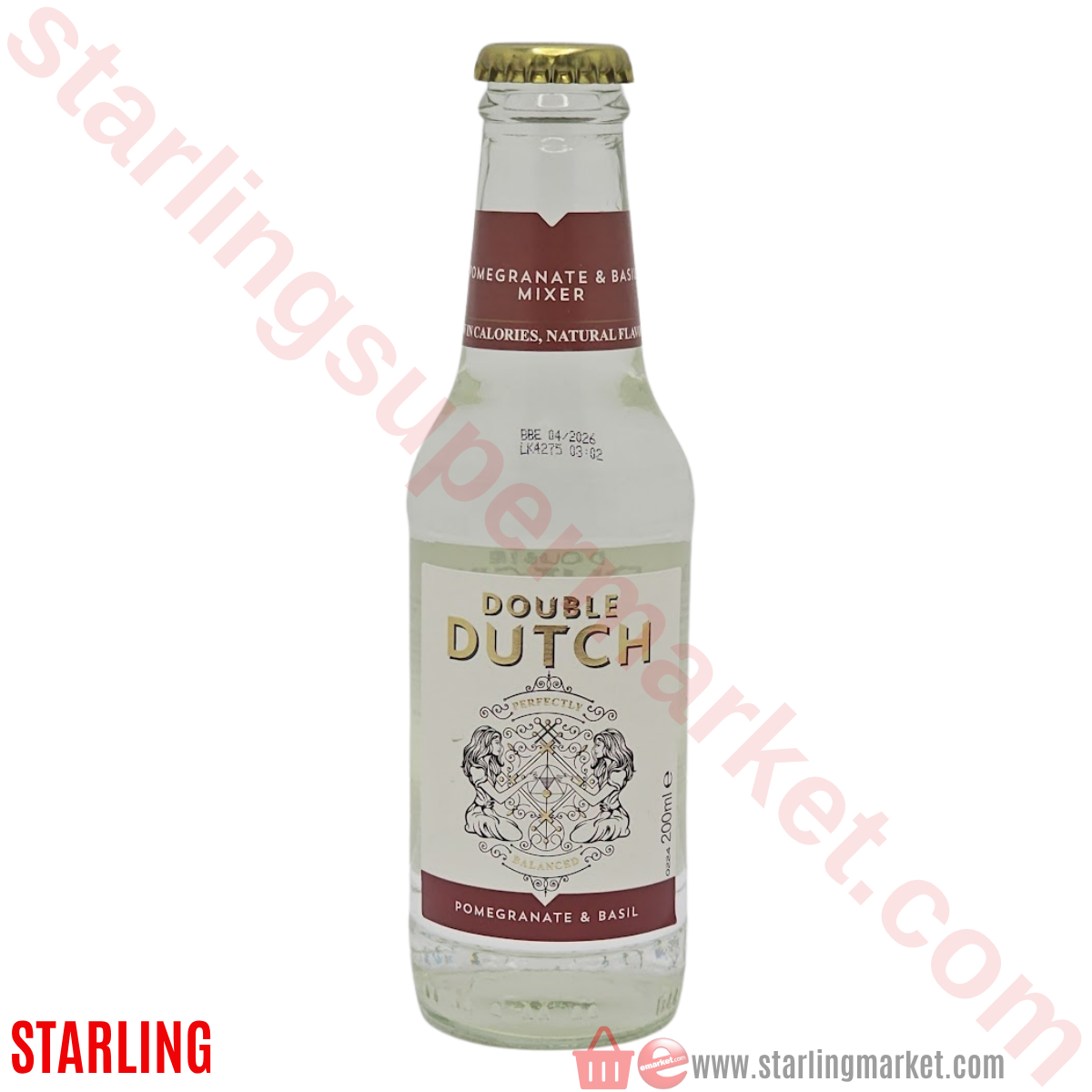 DOUBLE DUTCH POMEGRANATE-BASIL 200 ML