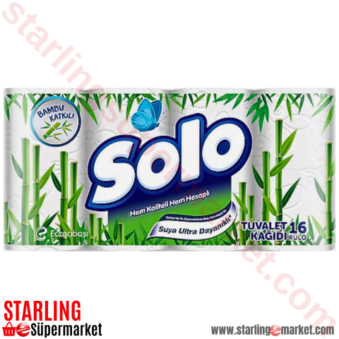 SOLO TUVALET KAGIDI BAMBU 16 LI