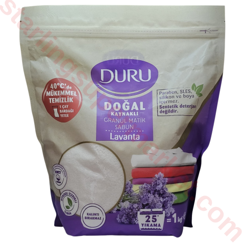 DURU GRANUL MATIK SABUN LAVANTA 1 KG