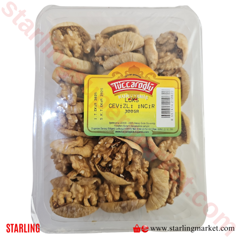 TUCCAROGLU KURU MEYVE INCIR CEVIZLI LUX 300 G