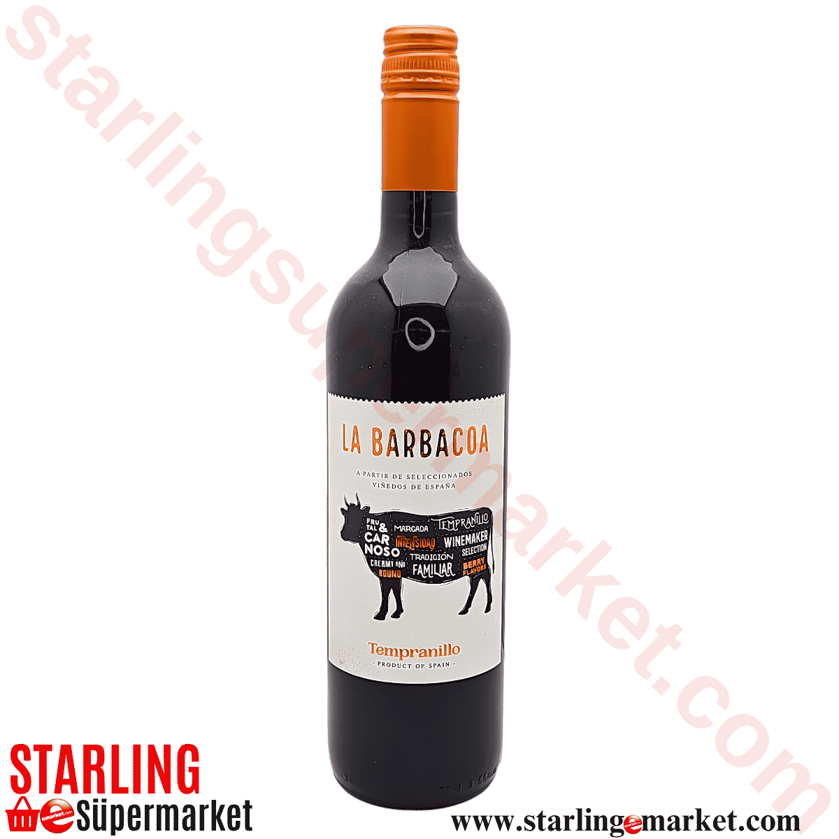 LA BARBACOA TEMPRANILLO RED 75 CL