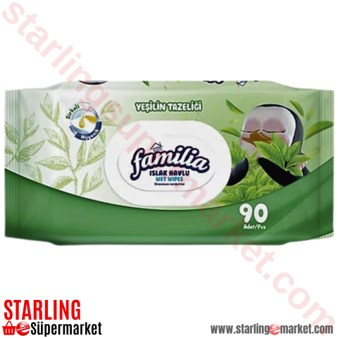 FAMILIA ISLAK HAVLU YESILIN TAZELIGI 90 LI