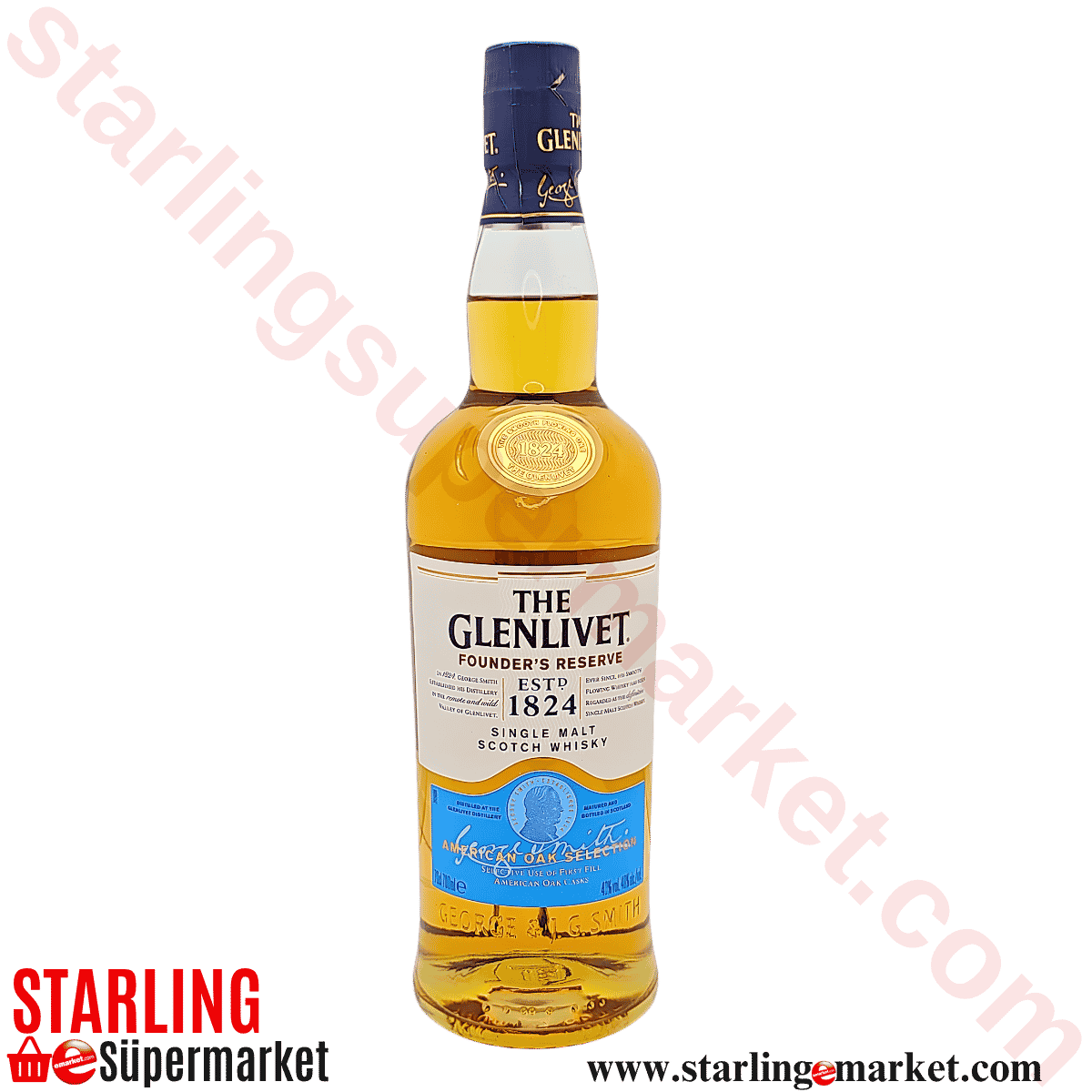 THE GLENLIVET FOUNDERS RESERVE 70 CL