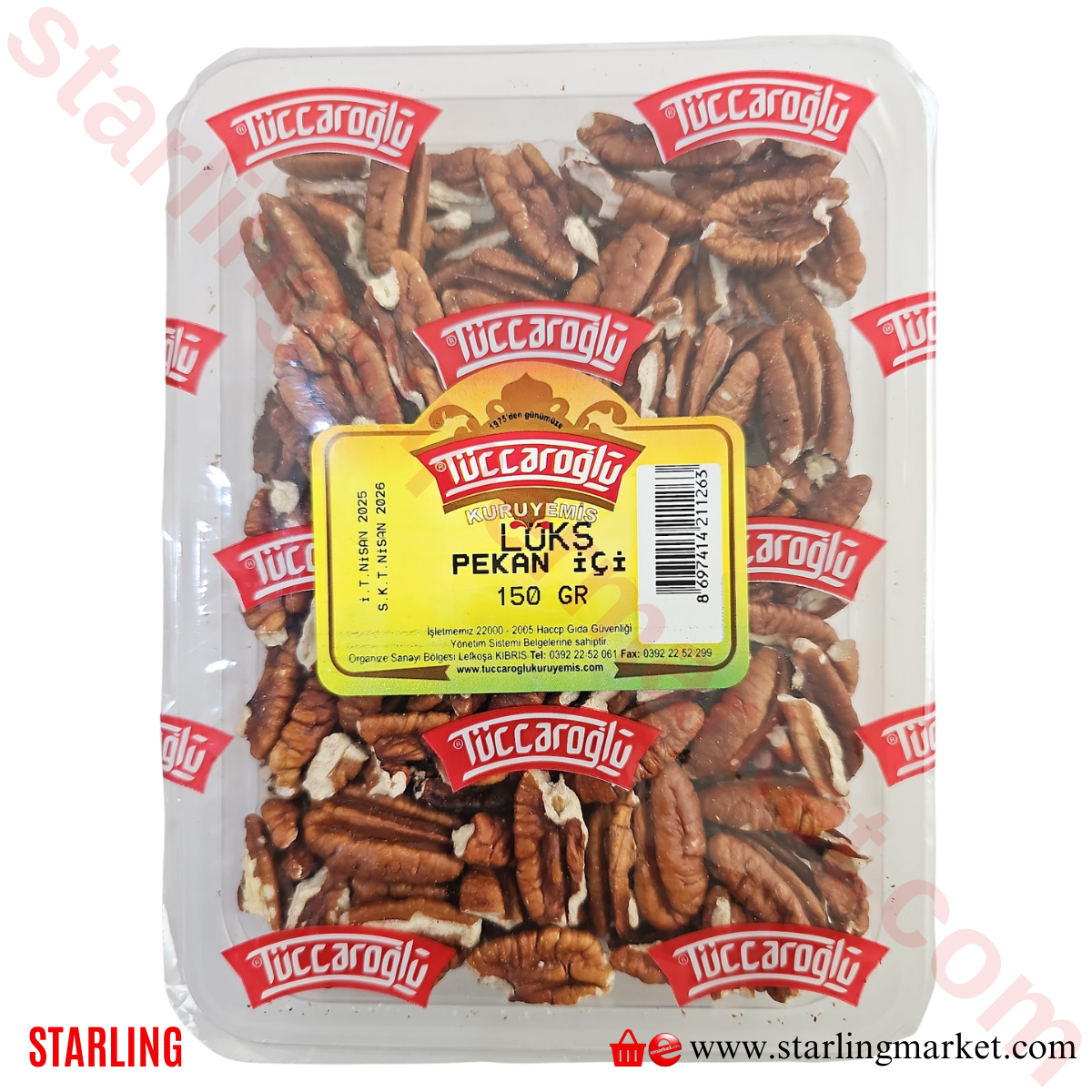TUCCAROGLU CEVIZ PEKAN ICI 150 G