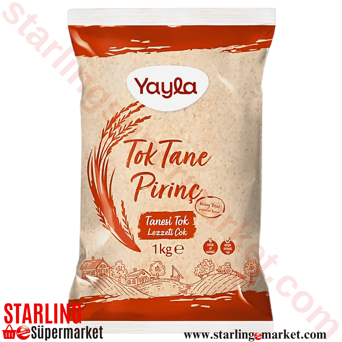 YAYLA TOK TANE PIRINC 1 KG