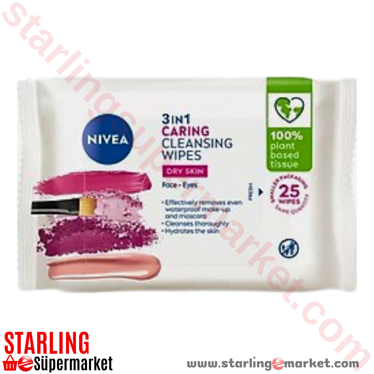 NIVEA VISAGE MAKYAJ TEMZLEME MENDILI