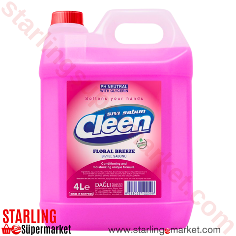 CLEEN SIVI SABUN PEMBE FLORAL 4 LT