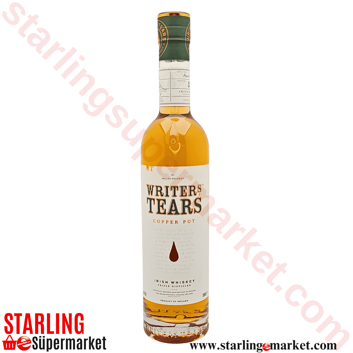 WRITERS WHISKEY TEARS COPPER POT 70 CL