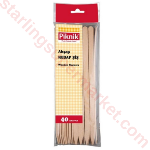 PIKNIK ADANA SIS AHSAP 40 LI