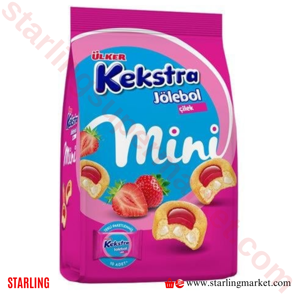 ULKER KEKSTRA CILEK MINI POSET 150 G
