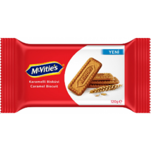 MCVITIES BISKUVI KARAMELLI 120 G