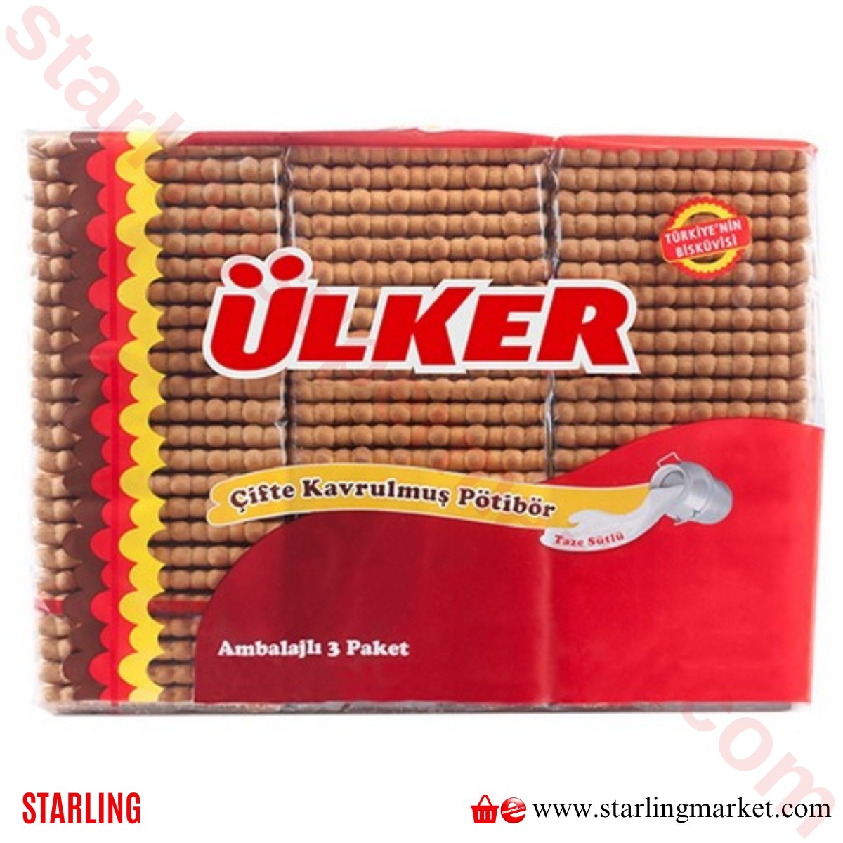 ULKER POTIBOR BISKUVI CIFTE KAVRULMUS 450 G