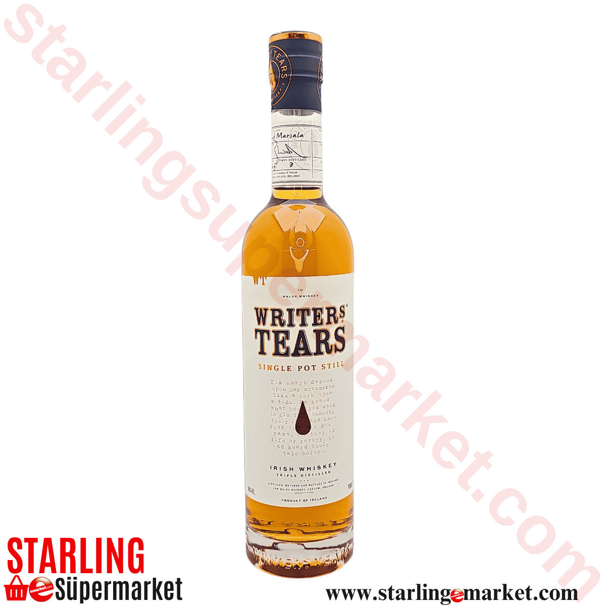 WRITERS WHISKEY TEARS POT STILL 70 CL