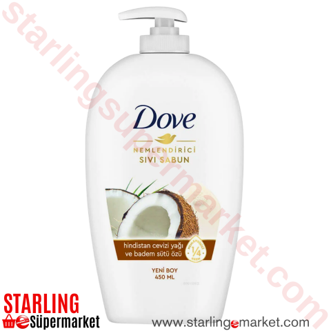 DOVE SIVI SABUN HINDISTAN CEVIZI BADEM 450 ML