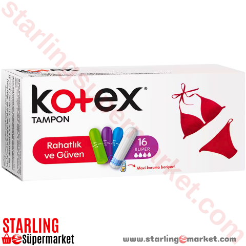 KOTEX TAMPON SUPER 16 LI