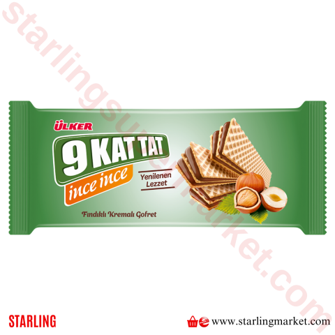 ULKER 9 KAT INCE INCE FINDIKLI GOFRET 114 G