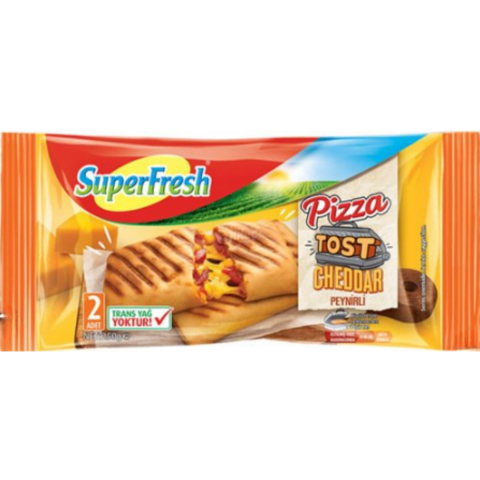 SUPERFRESH PIZZA TOST CHEDDAR PEYNIRLI 2 LI 200 G