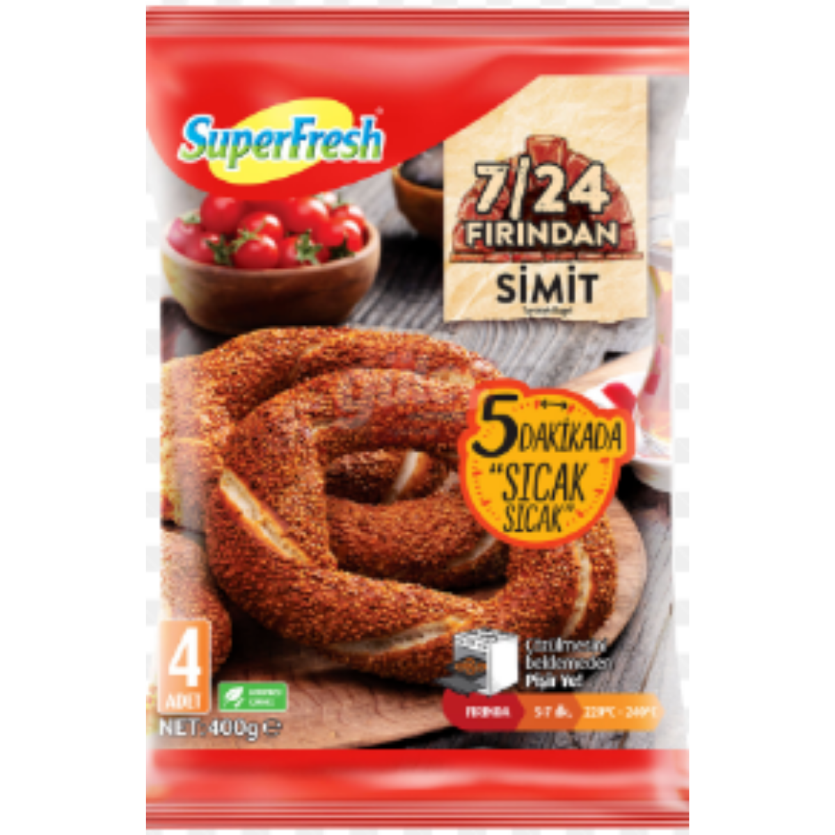 SUPERFRESH SIMIT 4 LU 400 G