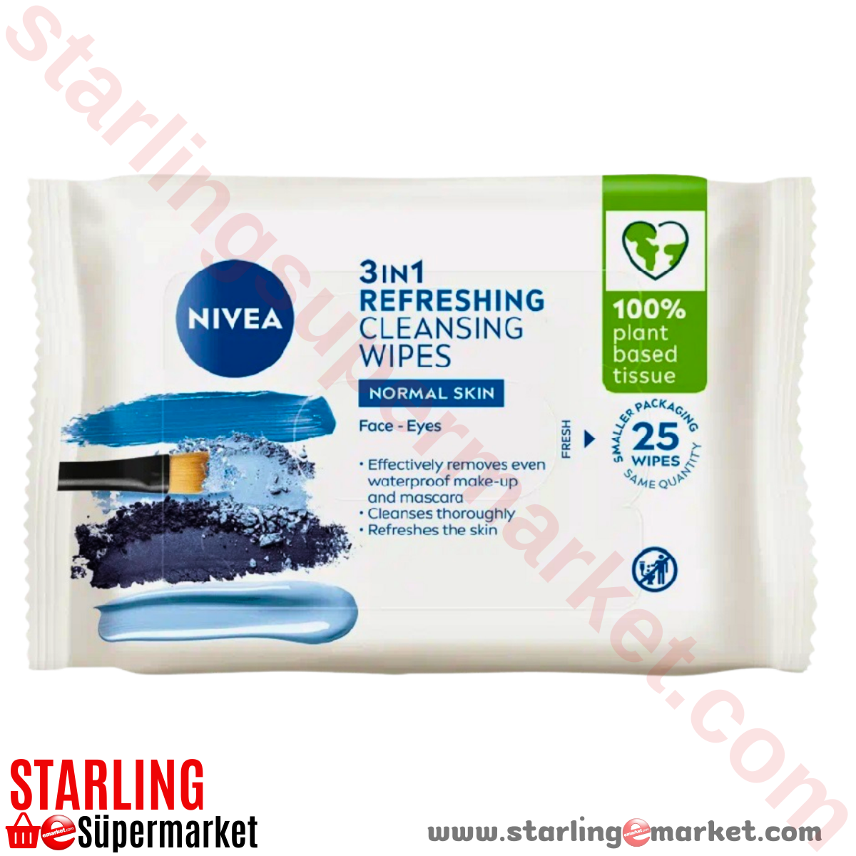 NIVEA VISAGE MAKYAJ TEMIZLEME MENDILI 25 LI