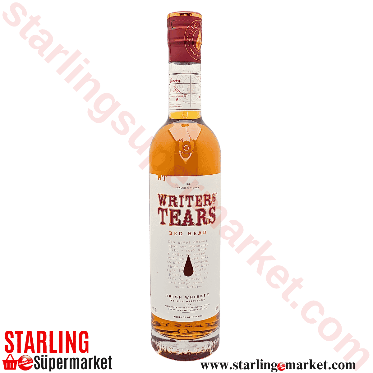 WRITERS WHISKEY TEARS REDHEAD 70 CL