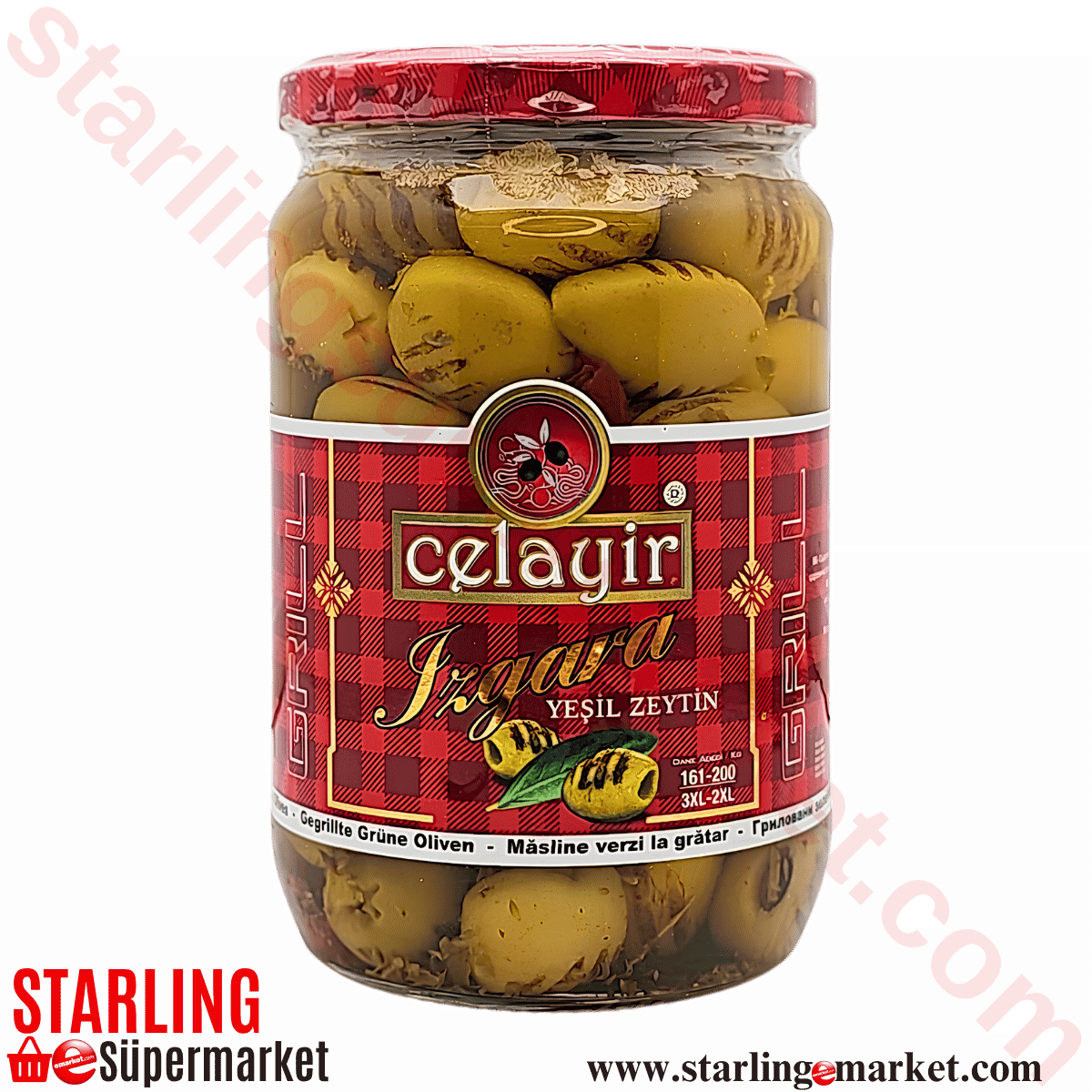 CELAYIR ZEYTIN YESIL IZGARA 400 G